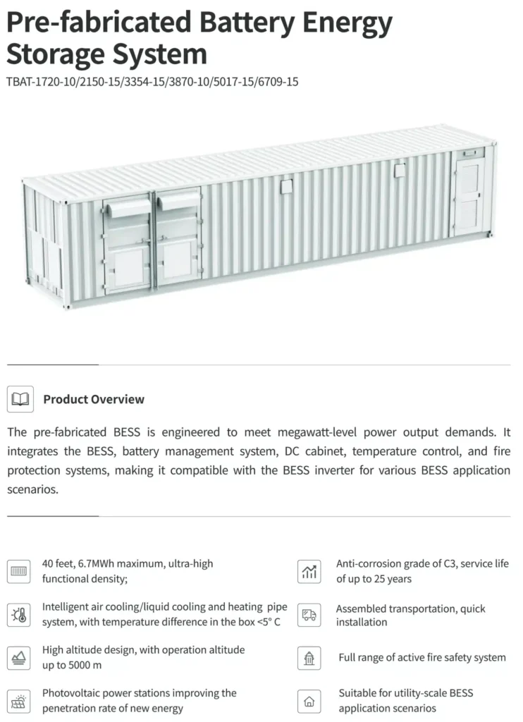 Pre-fabricated-Battery-Energy-Storage-System-kwh vault